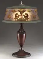 Reverse Painted Table Lamp by Pairpoint, offered Jun 2010