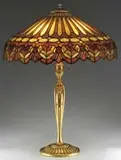 Duffner & Kimberly, Adams Leaded Glass Table Lamp