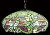 Duffner & Kimberly, Leaded Hanging Lamp