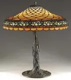 Duffner & Kimberly, Leaded Table Lamp