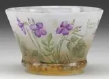 Daum, French Cameo Violet Vase