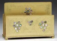 Abalone Letter Holder by Tiffany Studios, offered Jun 2010