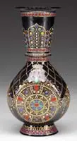 Lobmeyr, Enameled Vase