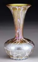 Decorated Vase by Durand, offered Nov 2009
