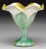 Quezal, Flower Form Vase