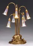 Tiffany Studios, Seven Light Lily Lamp