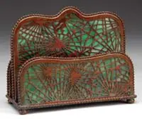 Pine Needle Letter Rack by Tiffany Studios, offered Nov 2009