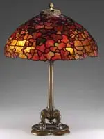 Leaded Table Lamp by Duffner & Kimberly, sold Nov 2009