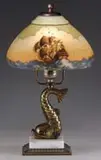 Pairpoint, Nautical Scene Boudoir Lamp