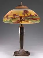 Scenic Table Lamp by Pairpoint, offered Nov 2009