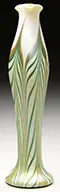 Pulled Feather Vase by Quezal, sold Nov 2013
