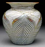 Durand, Threaded Pulled Feather Vase