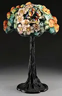 Puffy Apple Tree Table Lamp by Pairpoint, sold Nov 2013