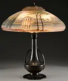 Pairpoint, Reverse Painted Lamp