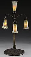 4-Light Lily Lamp by Tiffany Studios, offered Nov 2013