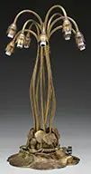 10-Light Lily Lamp Base by Tiffany Studios, offered Nov 2013