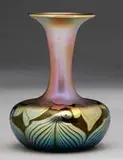 Quezal, Decorated Vase