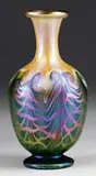 Quezal, Decorated Vase