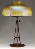 Tiffany Studios, Damascene Table Lamp