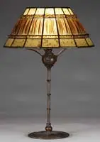 Linenfold Table Lamp by Tiffany Studios, offered Jun 2008