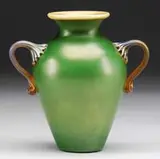 Quezal, Handled Vase