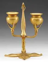 Double Candlestick by Tiffany Studios, offered Jun 2008