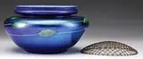 Tiffany Studios, Decorated Bowl with Frog