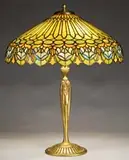 Duffner & Kimberly, Leaded Adam Table Lamp