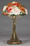Pairpoint, Puffy Multicolor Rose Lamp