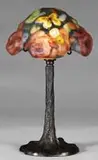 Pairpoint, Puffy Miniature Rose Bonnet Lamp