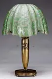Pairpoint, Lucca Table Lamp, This shade gives the overall appearance of brocade fabric