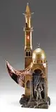 Bergman, Cold Painted Bronze Lamp
