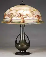 Chestnut Tree Table Lamp by Pairpoint, sold Jun 2008
