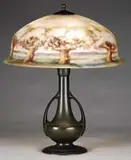 Pairpoint, Chestnut Tree Table Lamp