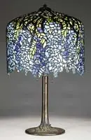 Leaded Wisteria Table Lamp by Handel, sold Jun 2008