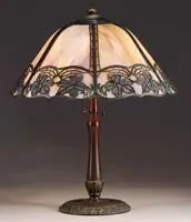 Oak Leaf Table Lamp by Handel, sold Jun 2008