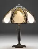Handel, Metal Overlay Table Lamp