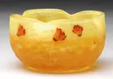Daum, Cameo & Enamel Bowl