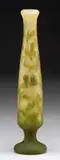 Daum, Cameo, Wheel-Carved & Applied Vase