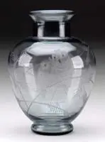 Engraved Vase by Daum, offered Jun 2007
