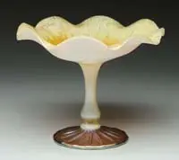 Compote by Quezal, sold Jun 2006