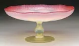 Tiffany Studios, Pastel Compote, Tiffany – Favrile” as well as small remnants of original paper label