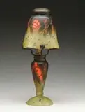Daum, Lamp, Also enameled “Made in France” under the foot
