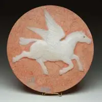 Henry Cros, Pate De Verre Plaque