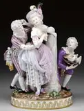 Meissen, Three Figure Group