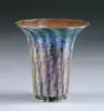 Decorated Shade by Quezal, sold May 2004