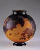 Clematis Cameo Vase by Galle, offered May 2004