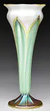 Quezal, Flower Form Vase