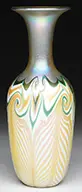 Hooked Feather Vase by Quezal, sold Jun 2014