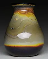 Agate Vase by Quezal, offered Jun 2014